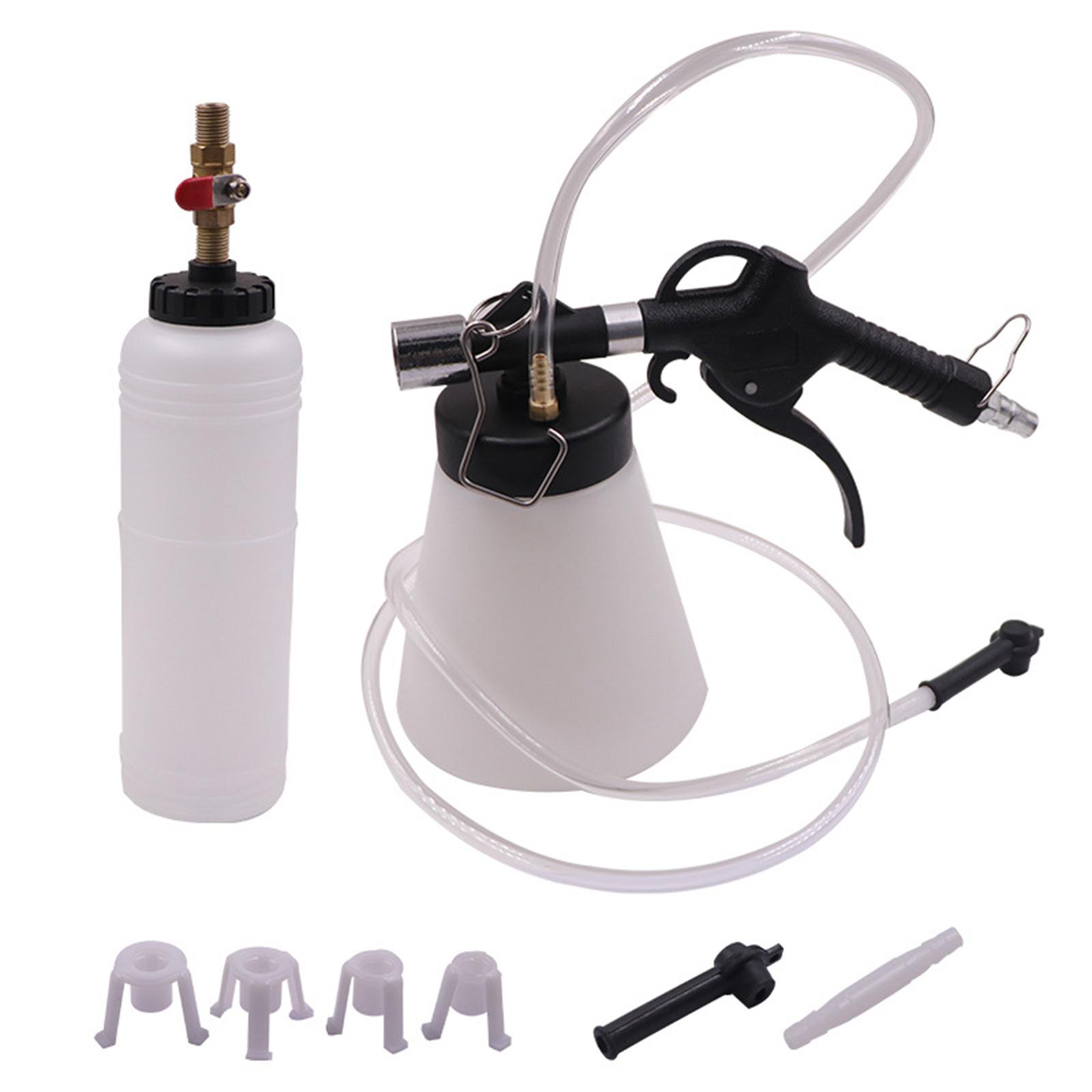 Brake Fluid - 空気圧式ブレーキオイル交換キット。汎用性の高いブリーダーキットで、大容量のオイルボトルが付属。自動車、トラック、オートバイ、ガレージ、作業場での使用に最適。