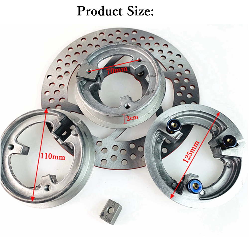 オートバイドラムブレーキ変換ディスクブレーキアルミ締め付けリ - Brake Disc Motorcycle のレビューと価格