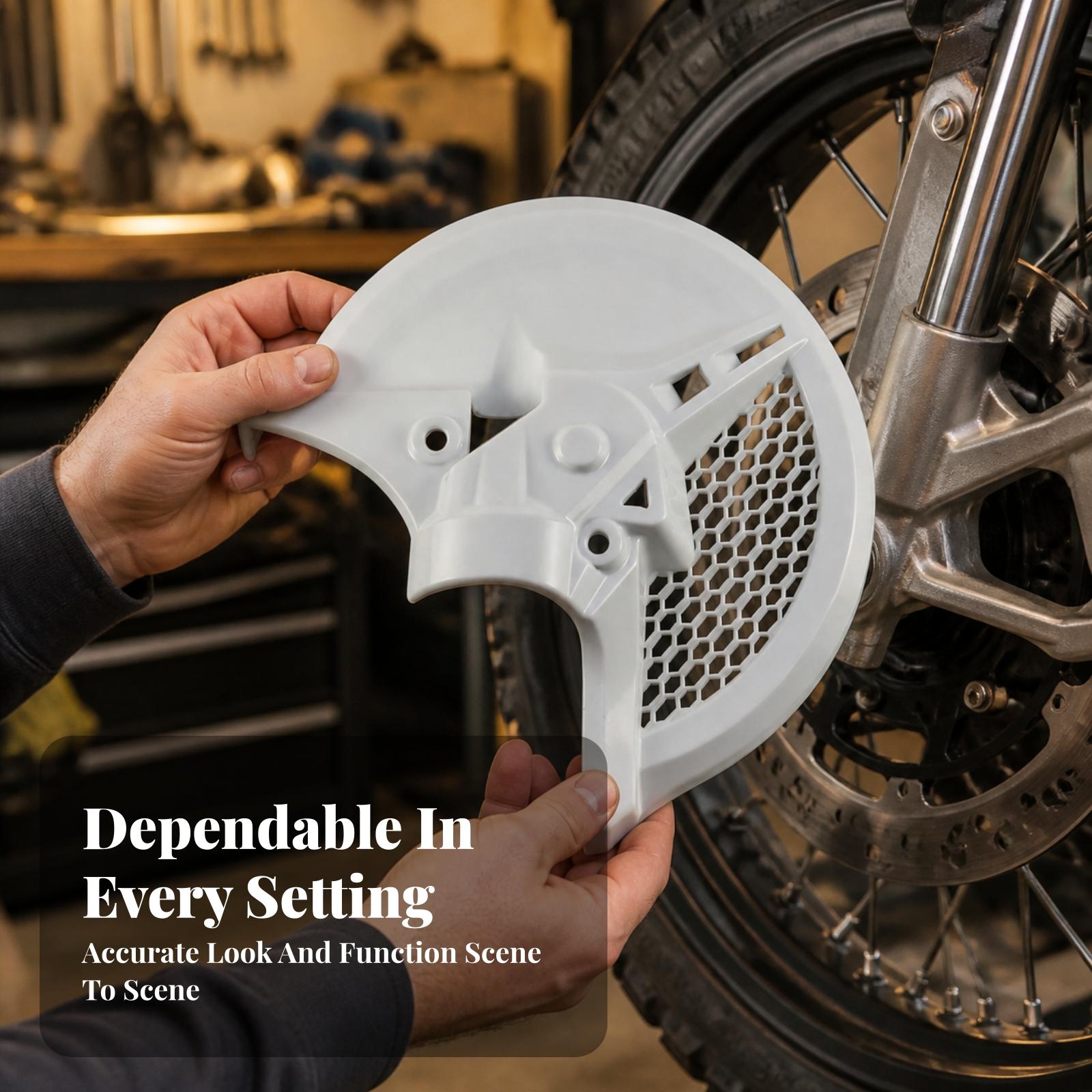 ブレーキディスクガード（防塵・防破損）、通気性のある六角形パ - Brake Disc Motorcycle のレビューと価格