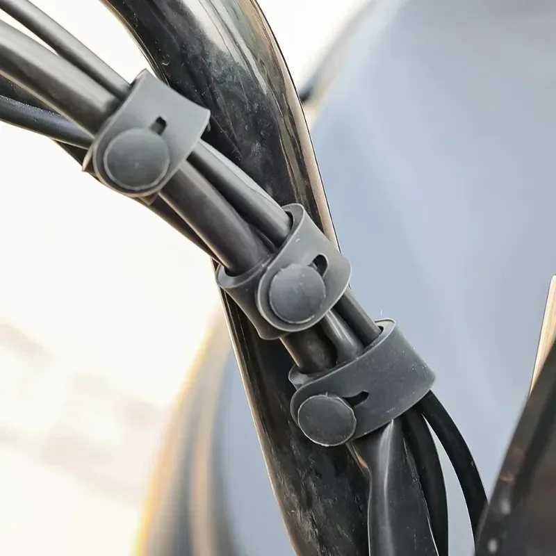1-20 個オートバイゴムフレーム固定ケーブル配線ハーネス電 - Brake Line Motorcycle のレビューと価格