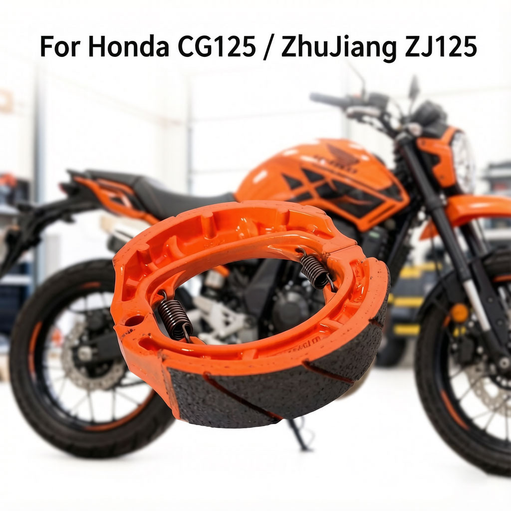 オートバイブレーキシューホンダ CG125 ZJ125 リア - Brake Line Motorcycle のレビューと価格