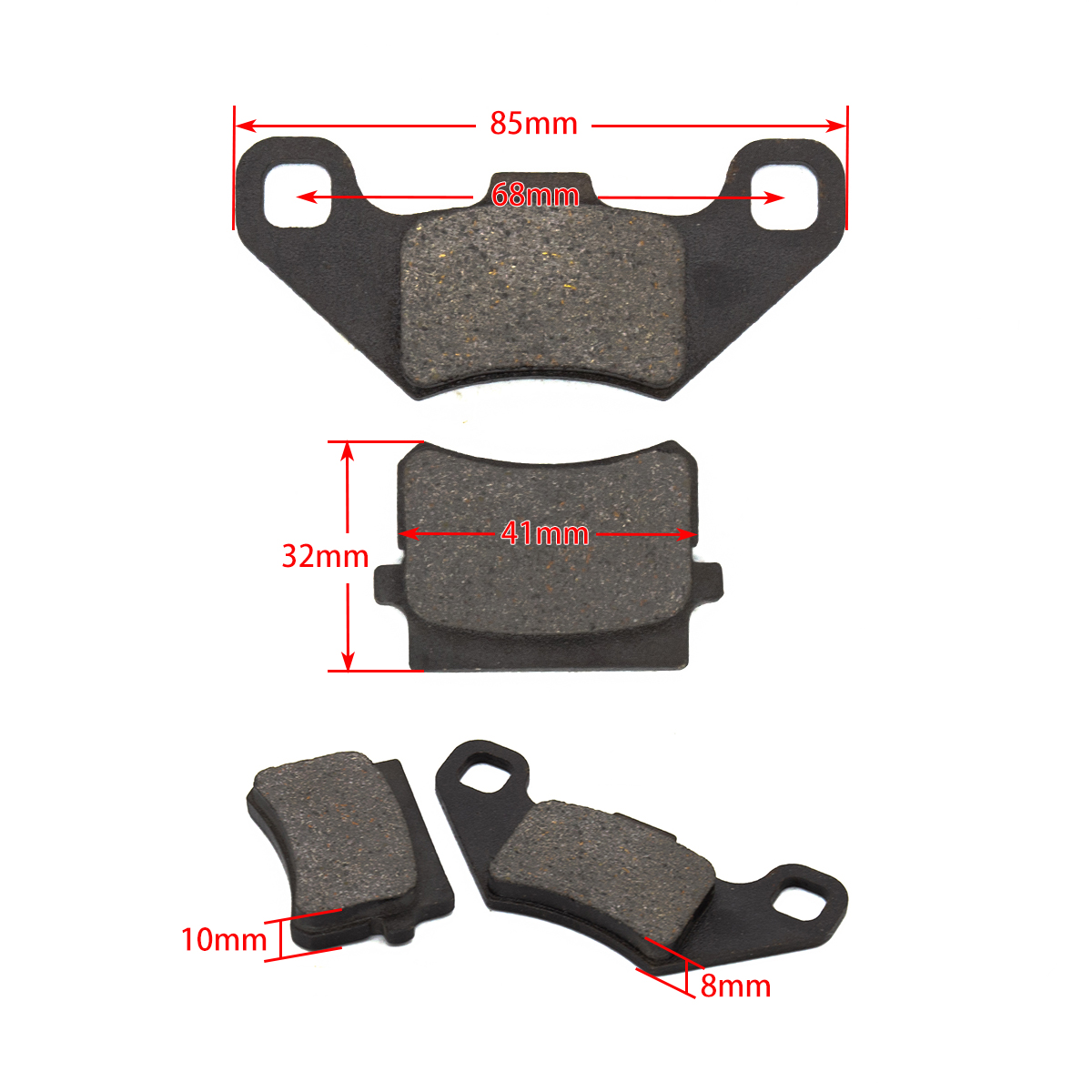ディスクキャリパーブレーキパッド靴 50cc 70cc 90 - Brake Pads Bike のレビューと価格
