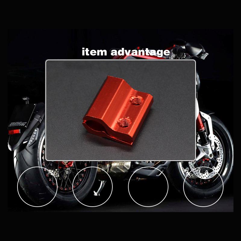 オートバイフロントブレーキラインホルダーホースクランプ交換用 - Brake Line Motorcycle のレビューと価格